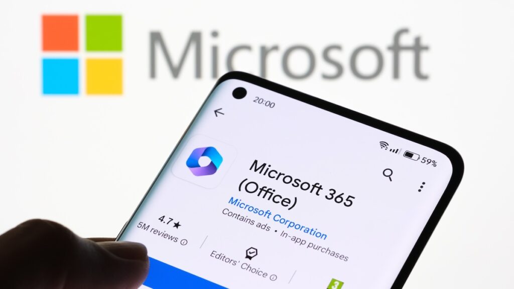 Exclusive: How One Line of Code Put Billions of Microsoft Android App Downloads at Risk Microsoft Office apps displayed on an Android smartphone screen