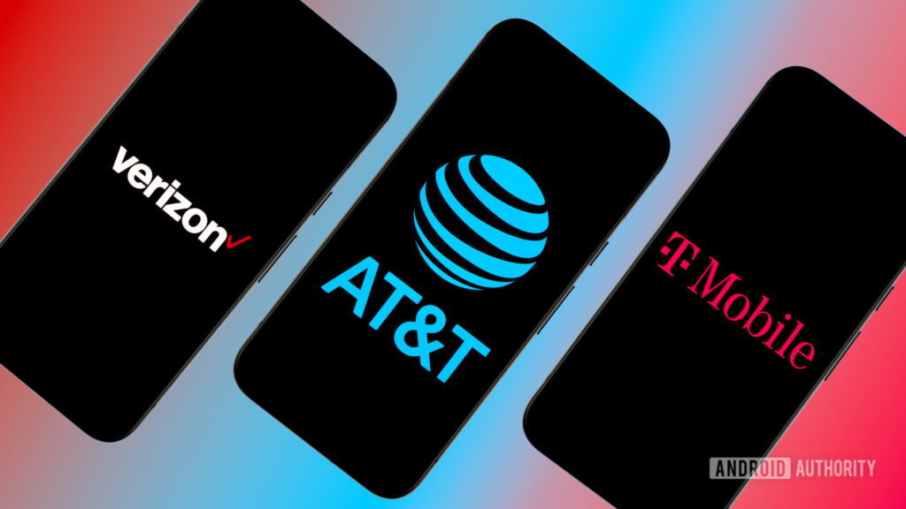 FCC could make buying a burner phone in the US much harder Stock photo of major US carriers Verizon Wireless, AT&T, and T Mobile (6)