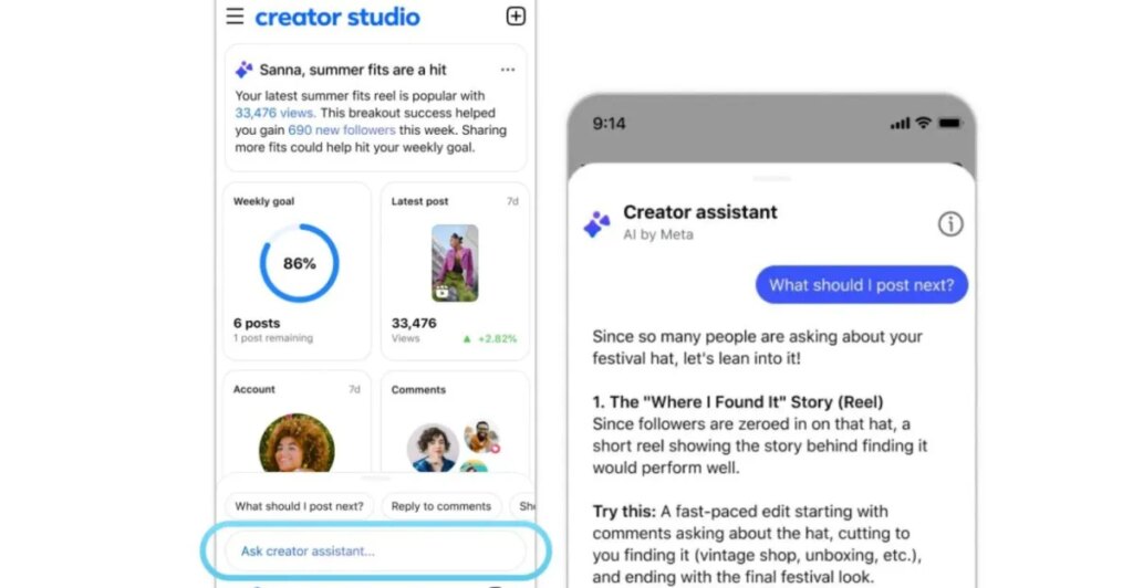 Facebook’s Creator Studio has been revived as an AI companion app