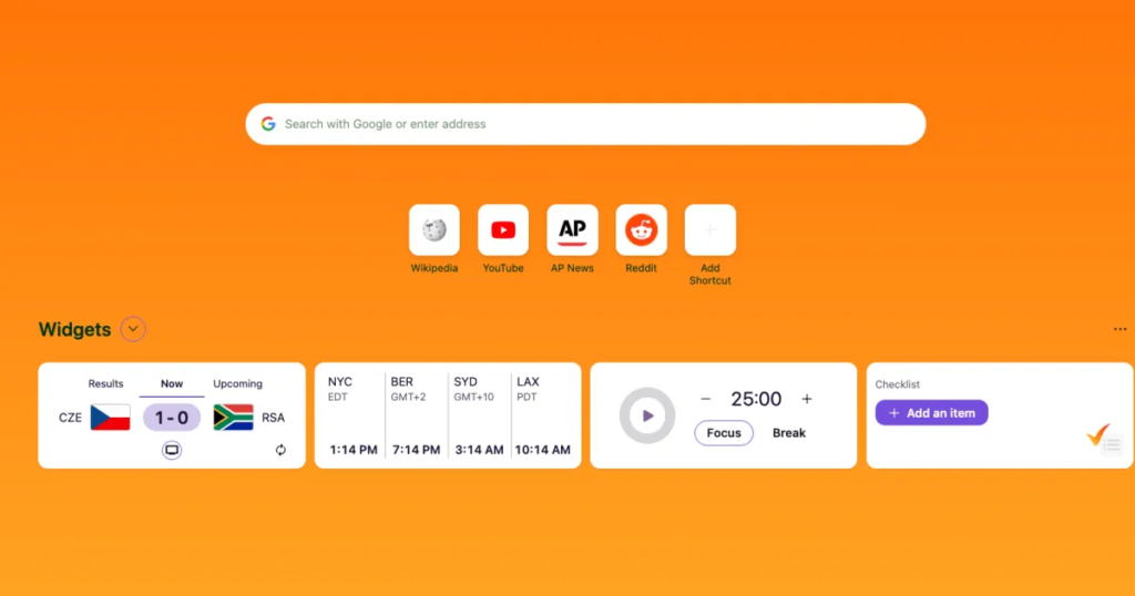 Firefox’s new home page widgets are helping me focus