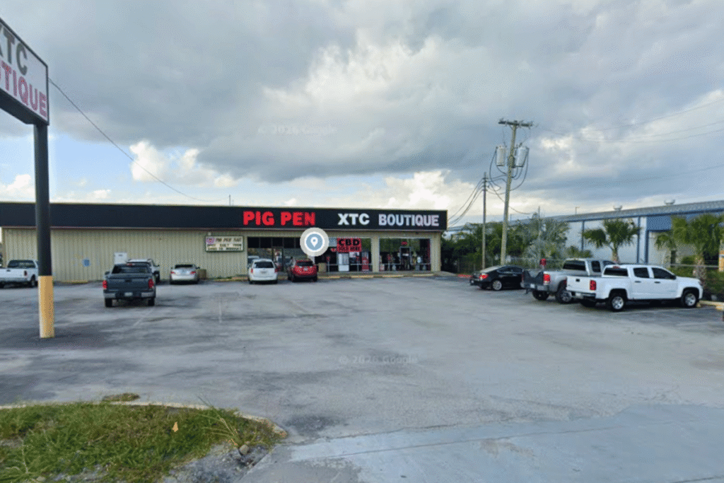 Galveston gambling investigation expands with coordinated raids Pig Pen game room on Interstate 45 in La Marque, Texas, searched by investigators as part of a Galveston County illegal gambling crackdown.