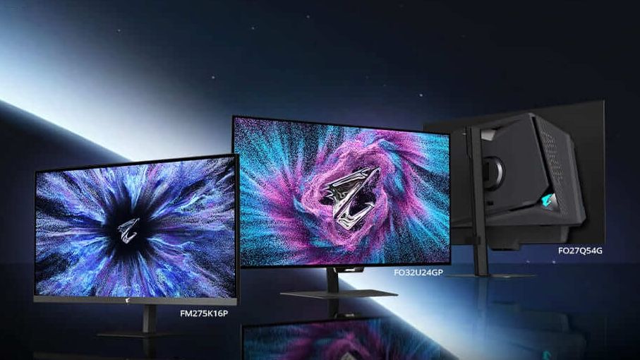 Gigabyte debuts fourth-gen Tandem WOLED and multi-mode Mini LED gaming monitors — 27 to 32 inches, up to 480 Hz, and up to 5K resolution Gigabyte Aorus Elite Monitors