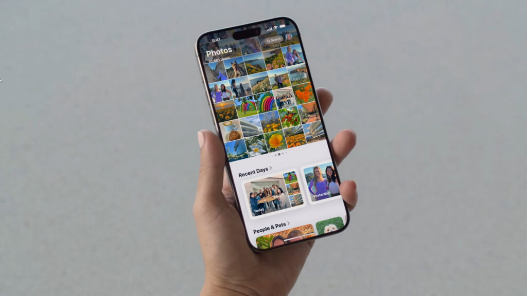 Google Photos needs an answer to Apple Photos’ new reframing tool Apple WWDC 2024 ios photos app 1