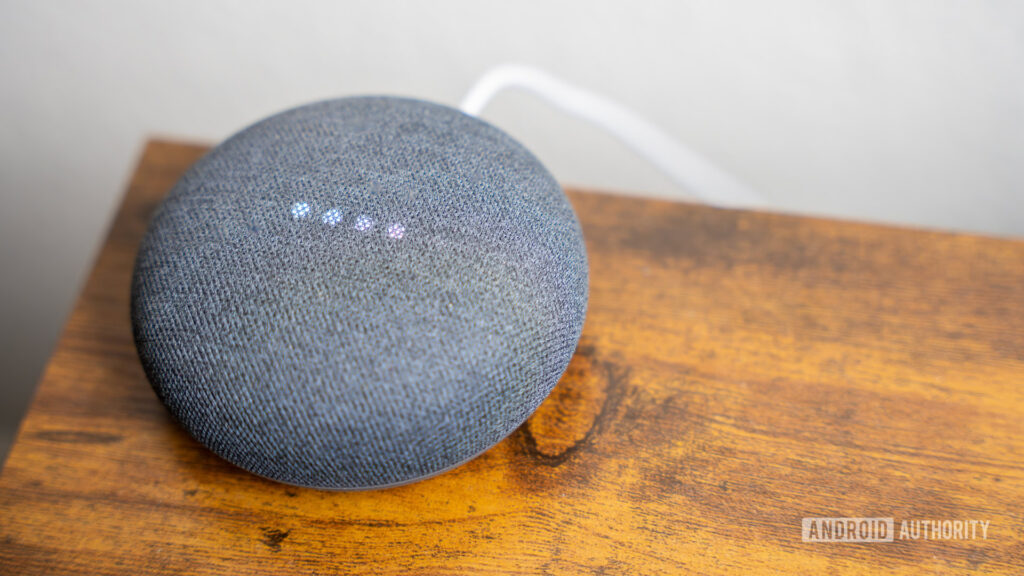 Google is pushing me away from Google Home and toward Alexa Nest Mini stock photo
