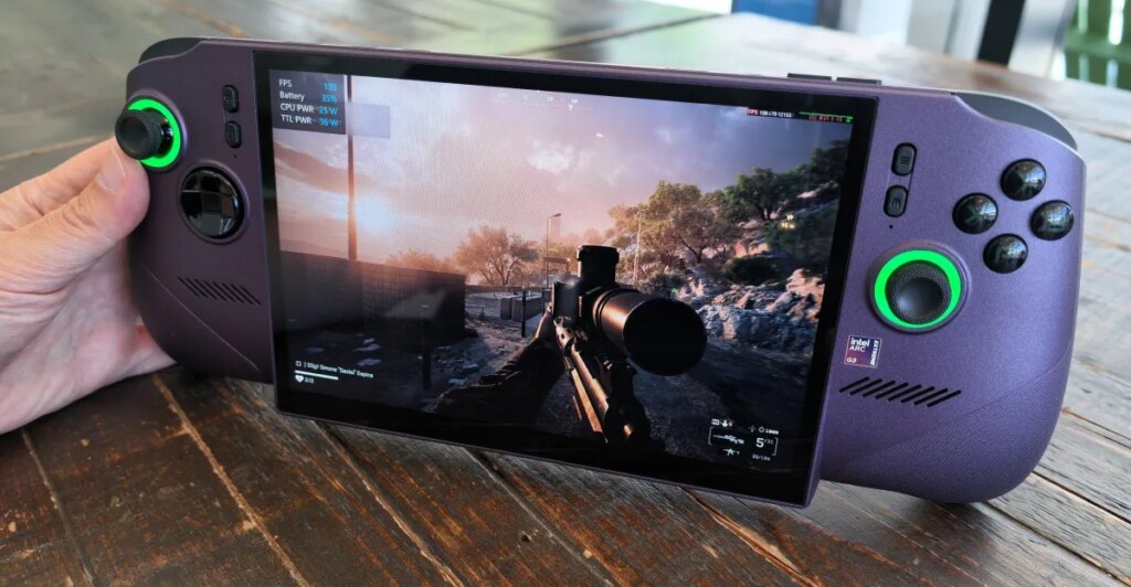 I held the next-gen handheld I held the next-gen handheld