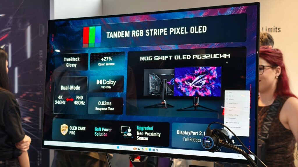 I thought Asus’ massive 32-inch OLED would be my favorite Computex 2026 monitor — but I found one that was even better I thought Asus' massive 32-inch OLED would be my favorite Computex 2026 monitor — but I found one that was even better