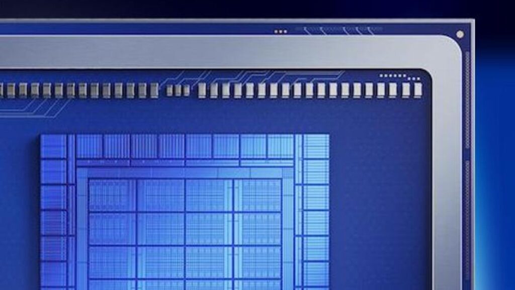 A representation of Intel's Crescent Island GPU