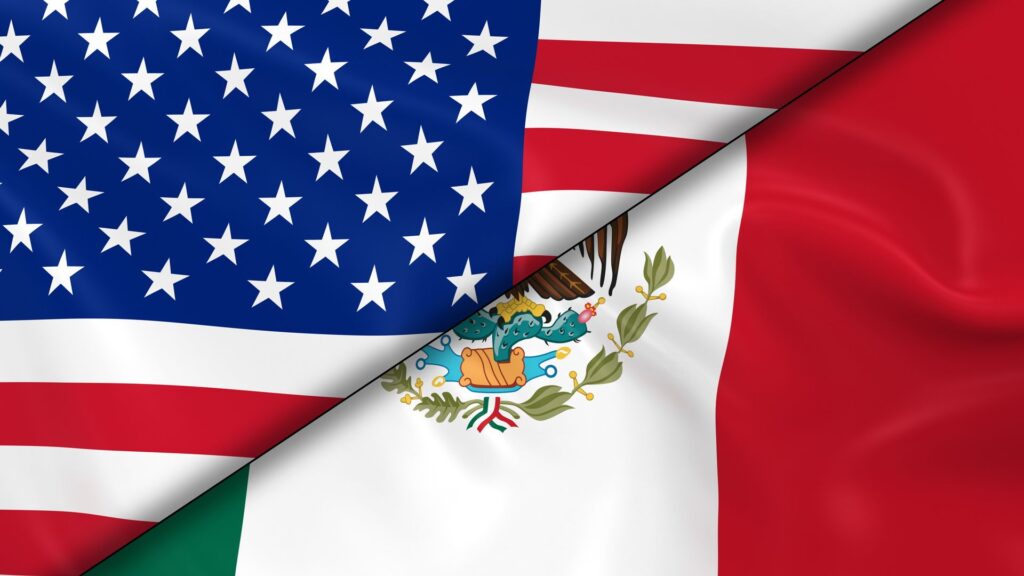 Is using a VPN legal in the USA, Canada and Mexico? What World Cup travelers need to know USA and Mexico flags