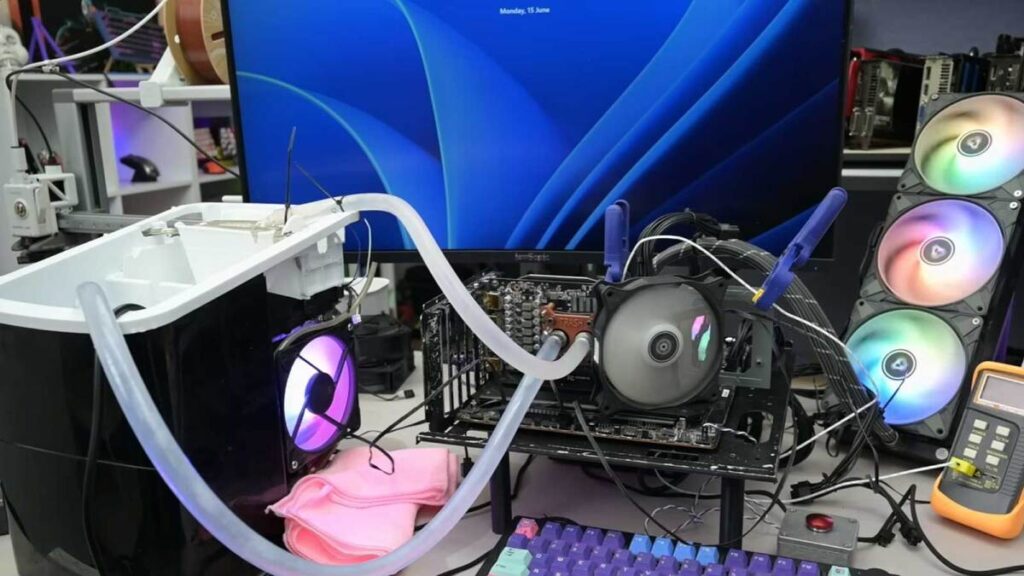 Modder Uses Desktop Ice Maker to Supercool RTX 3060 Modder Uses Desktop Ice Maker to Supercool RTX 3060