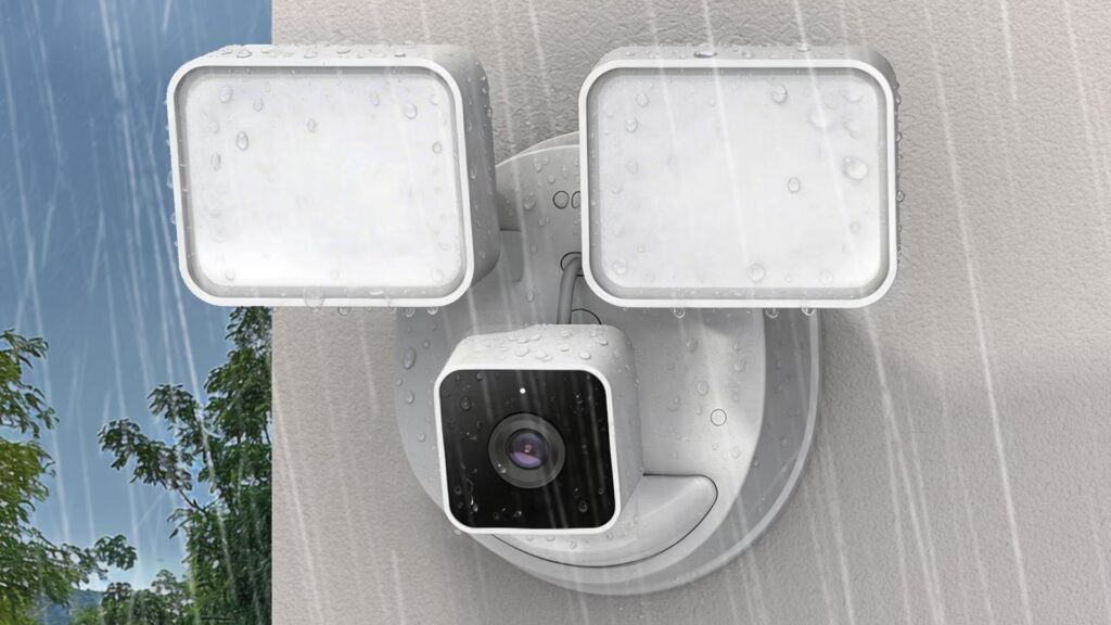 New Onn floodlight cam comes with Gemini support for under $80 onn outdoor floodlight camera raining