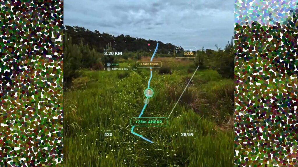 Resourceful runner ‘can race my own ghost’ using homemade Meta Ray-Ban Display app — also adds bonus coins, mini leaderboard, and more Gamified AR running app