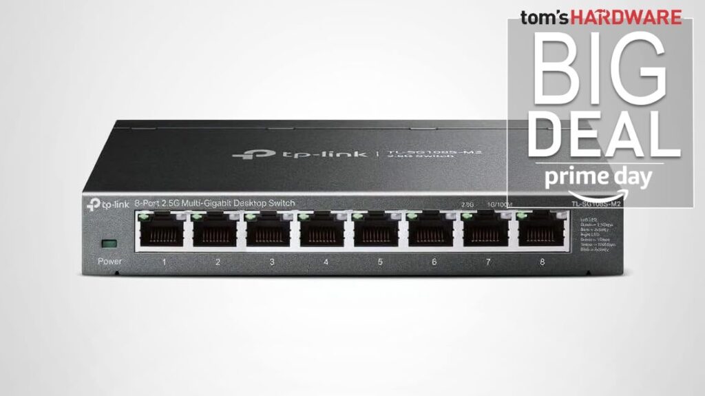TP-Link’s 8-port 2.5G unmanaged Ethernet switch is a smokin’ bargain at $50 — upgrade your home network for half price TL-SG108S-M2