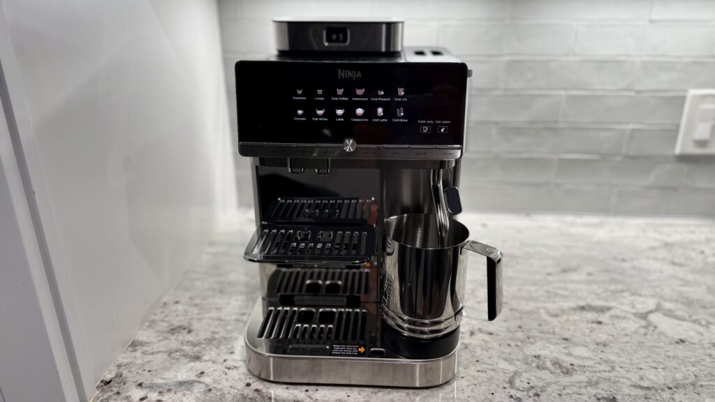 The Ninja AutoBarista Pro Fully Automatic Espresso Machine lets you make just about any coffee creation you can imagine The Ninja AutoBarista Pro Fully Automatic Espresso Machine lets you make just about any coffee creation you can imagine