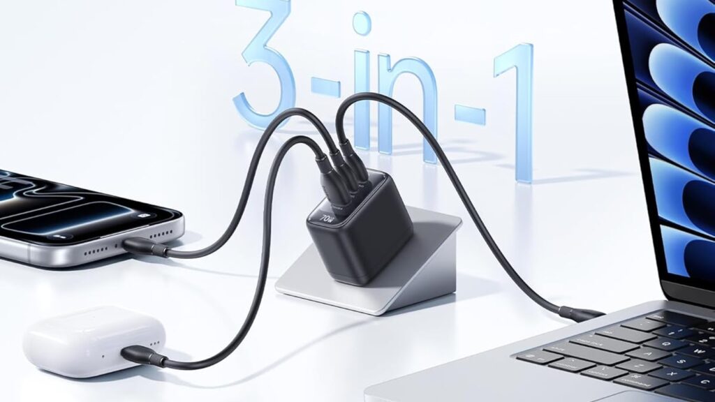 This 70W GaN charger just dropped to its best price this year Baseus Enerfill 70W USB C Charger Press Image