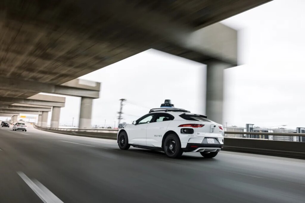Waymo says it built a better benchmark for comparing robotaxis to humans Waymo san francisco freeway