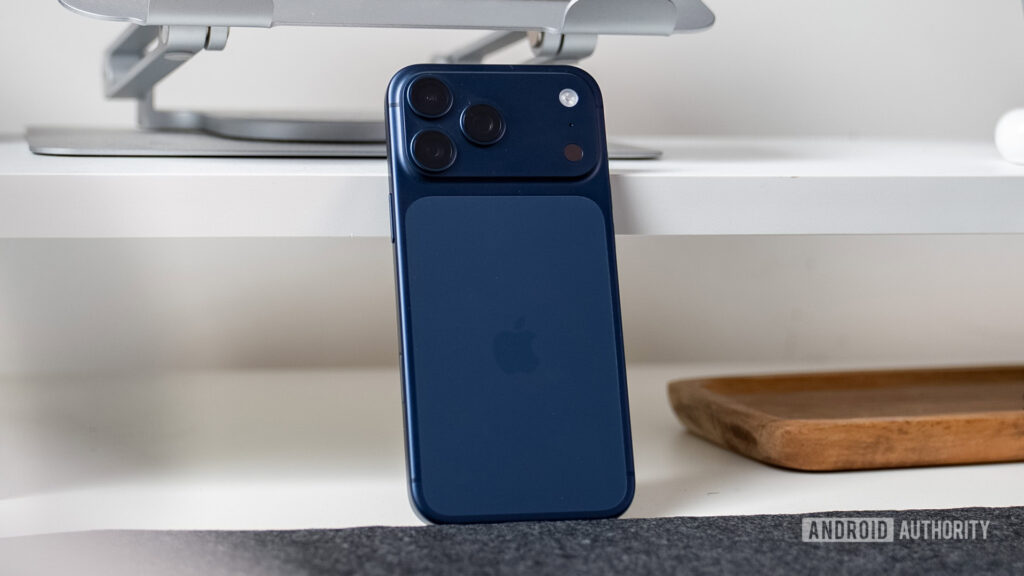 Apple iPhone 18 Pro Max leak points to a long-overdue upgrade iPhone 17 Pro Max Deep Blue rear side on