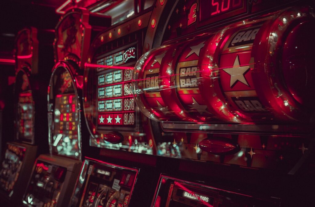 Catawba Tribe Plans Two More North Carolina Casinos Close-up view of slot machine reels.