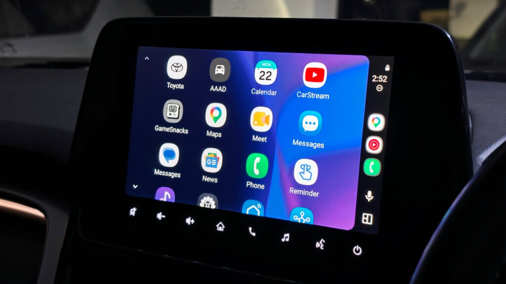 Google doesn’t want you to sideload Android Auto apps. I did it anyway Android Auto's app launcher showcasing apps like Google Maps, CarStream, phone, and more