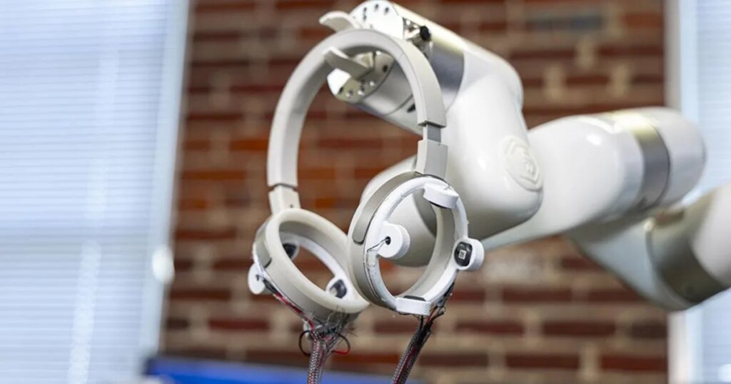 Horror films play music to warn about danger. These headphones use the same trick to save you from robots