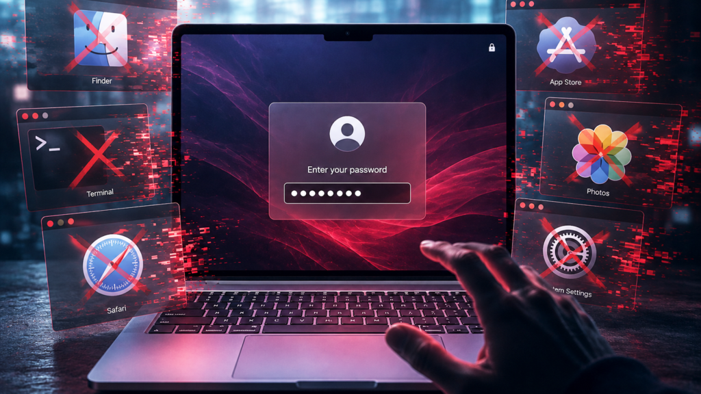 New ClickLock macOS malware traps users into revealing login password New ClickLock macOS malware traps users into revealing login password