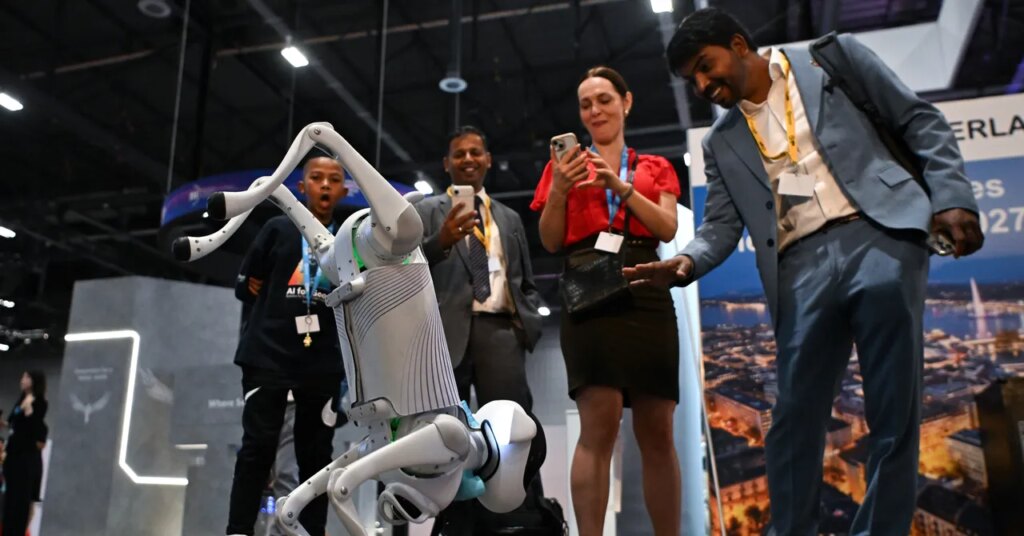 Robot Dogs, Teslas, and Rescue Helicopters: The UN AI Summit Was a Lot Robot Dogs, Teslas, and Rescue Helicopters: The UN AI Summit Was a Lot