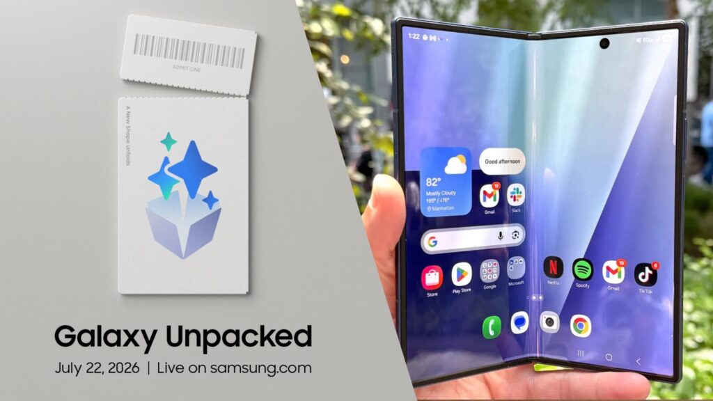 Samsung Unpacked coming July 22 with ‘new form factors’ — here’s how to save up to $1,230 on your Galaxy Z Fold 8 pre-order Samsung Unpacked coming July 22 with 'new form factors' — here's how to save up to $1,230 on your Galaxy Z Fold 8 pre-order