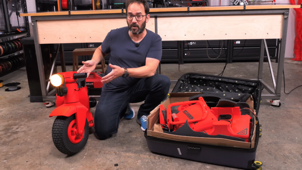 This 3D-printed electric motorbike folds into your luggage — creator warns it is ‘super fast… way too fast’ Ivan Miranda releases files for a 3D-printed electric motorbike