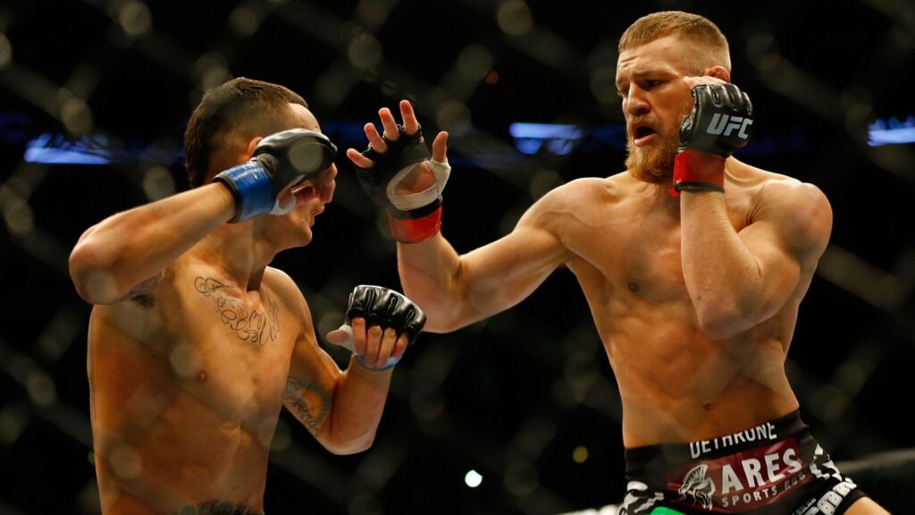 UFC 329 live stream — how to watch McGregor vs Holloway 2 online from anywhere Max Holloway fighting Conor McGregor at UFC Fight Night: Shogun vs Sonnen in 2013