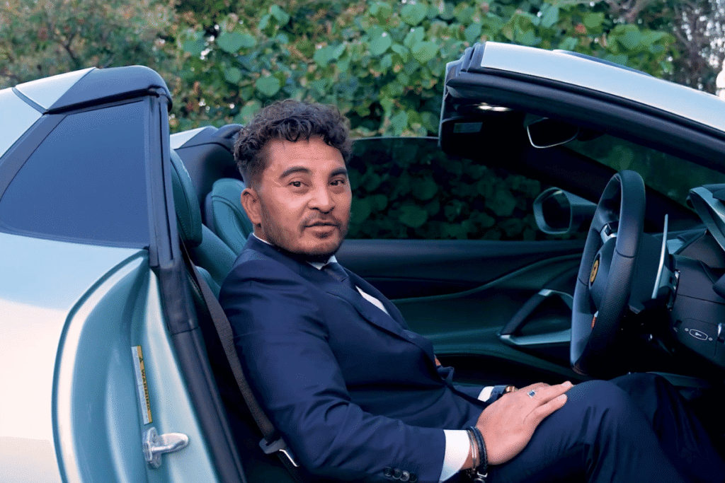 VGW founder Laurence Escalante resigns after criminal charges Laurence Escalante, founder of Virtual Gaming Worlds (VGW), seated in a convertible sports car.