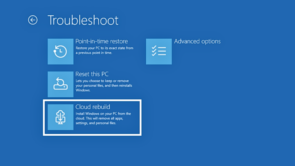 Windows 11's Upcoming 'Cloud Rebuild' Feature Will Reinstall the OS Without a Hard Copy